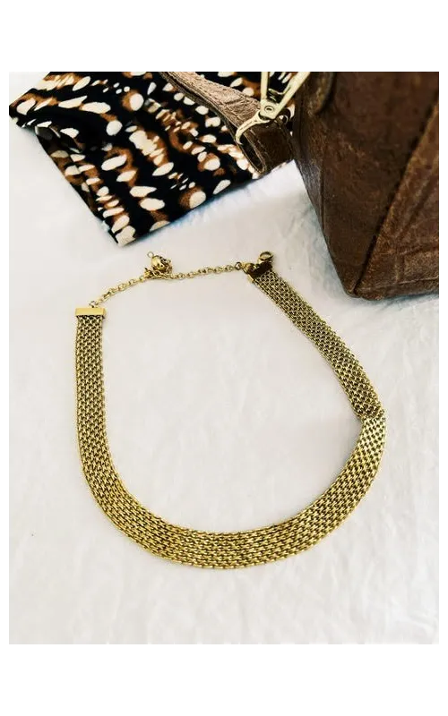 Gargantilla Choquet Acero