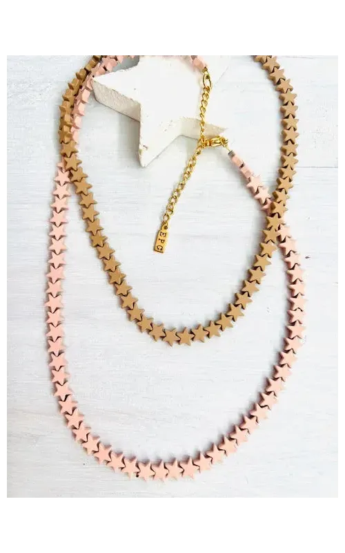 Gargantilla  Estrellas Hematites