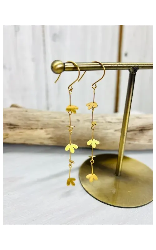 Pendientes  Acero Rayado 21