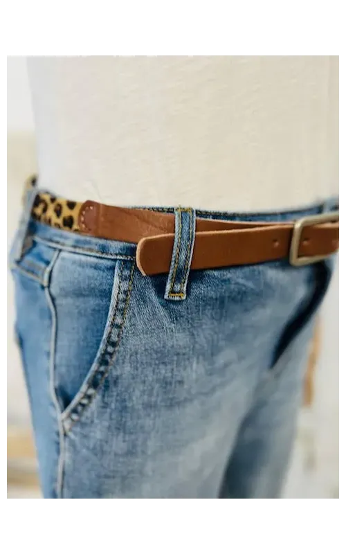 Cinturón Piel Print