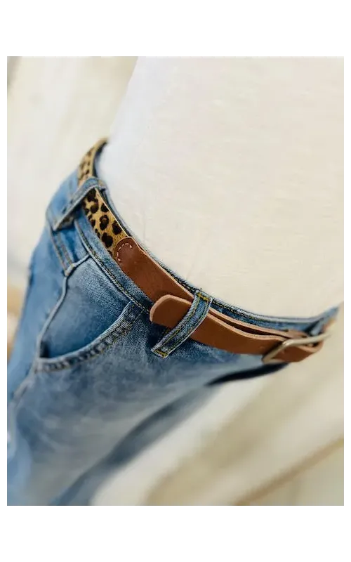 Cinturón Piel Print