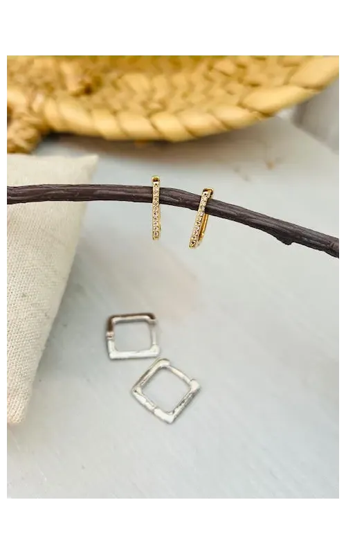 Pendientes  Mini Cuadrados