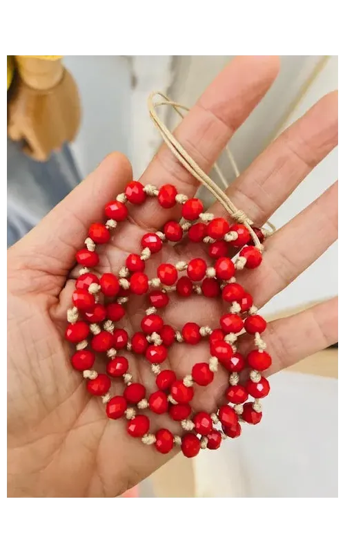 Collar Cristal Rojo