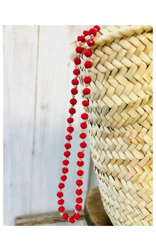 Collar Cristal Rojo