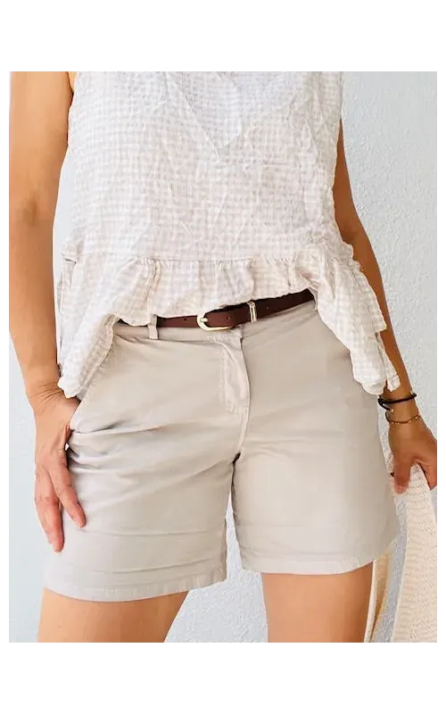 Shorts Coti Beige