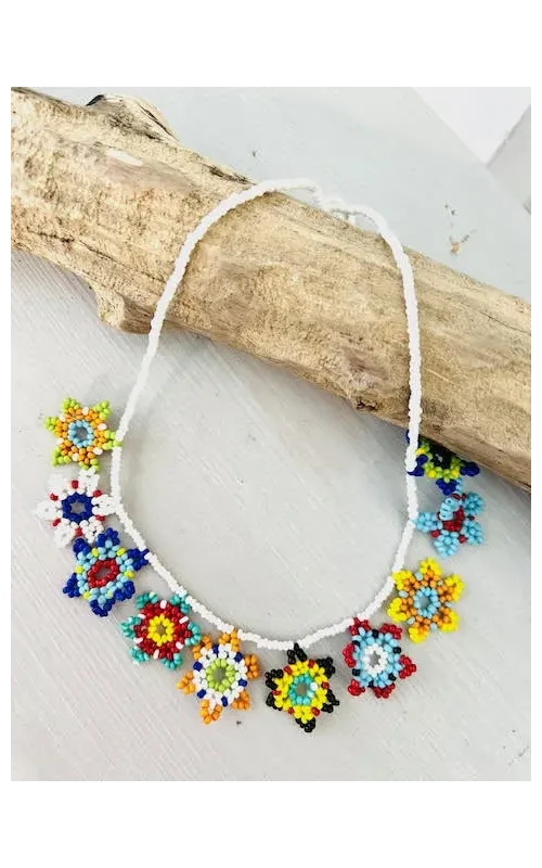 Gargantilla Flores Rocalla