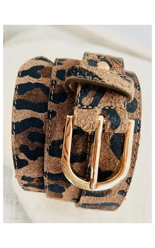 Cinturón Serraje Print