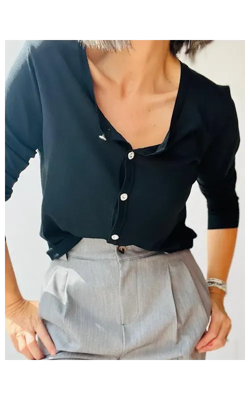 Chaqueta Joya Negro