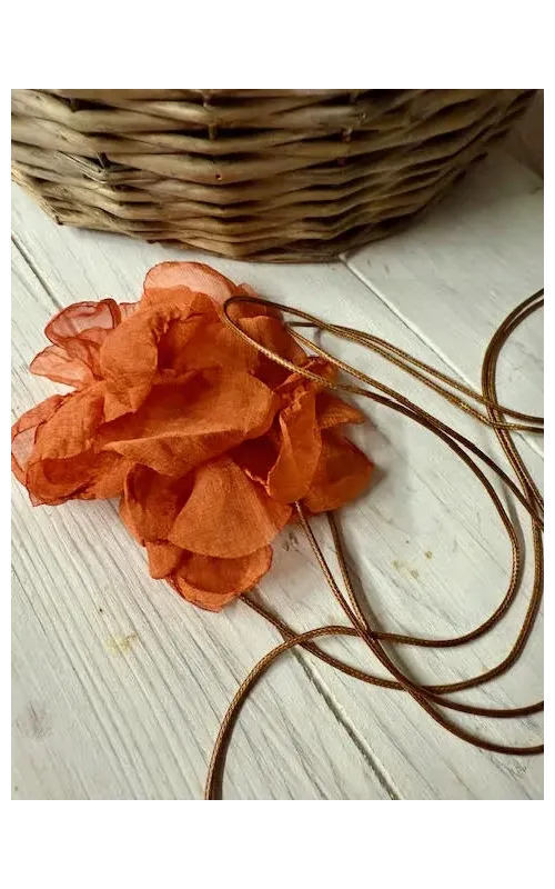 Flor Organza Cordón