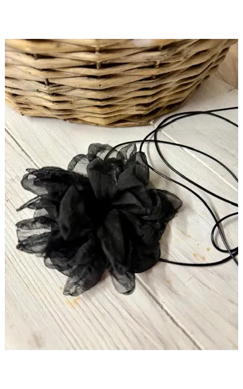 Flor Organza Cordón