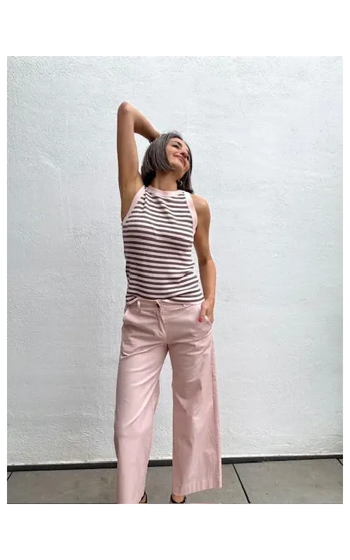 Pantalones Chino Rosa