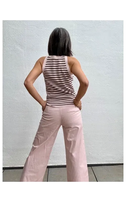 Pantalones Chino Rosa