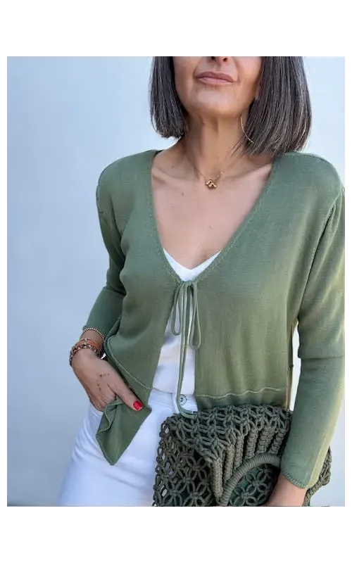Chaqueta Anastasia Verde Militar