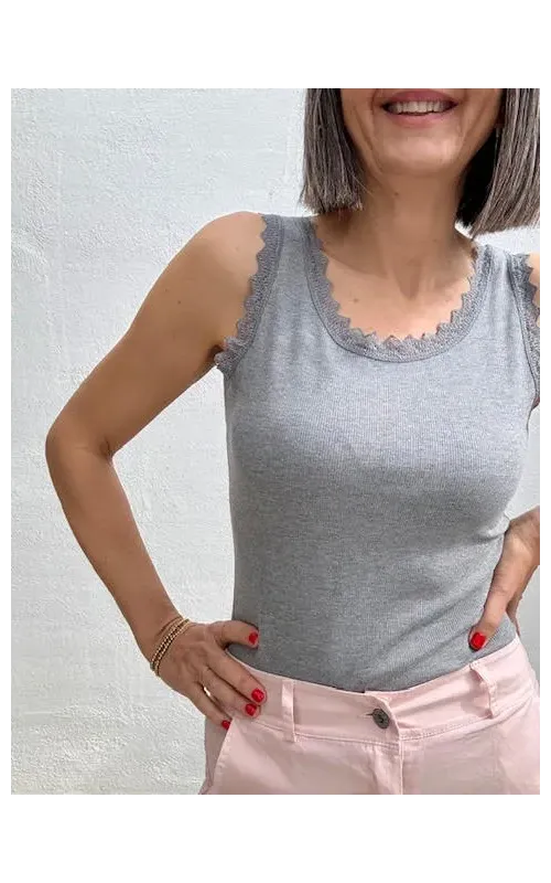 Top Deep Gris
