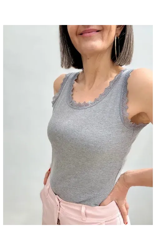 Top Deep Gris