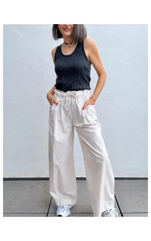 Pantalones Thelma Beige