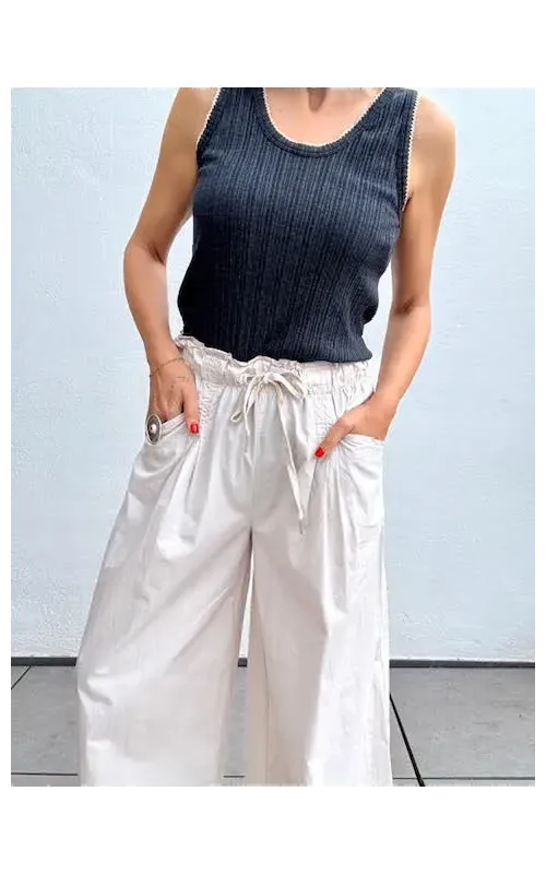 Pantalones Thelma Beige