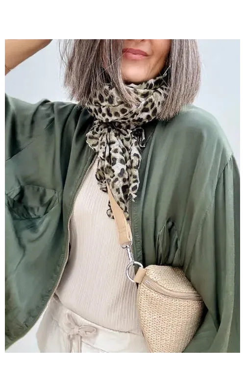 Bomber Satinada Verde