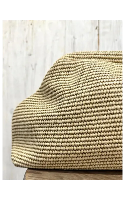 Clutch Rafia Taupe