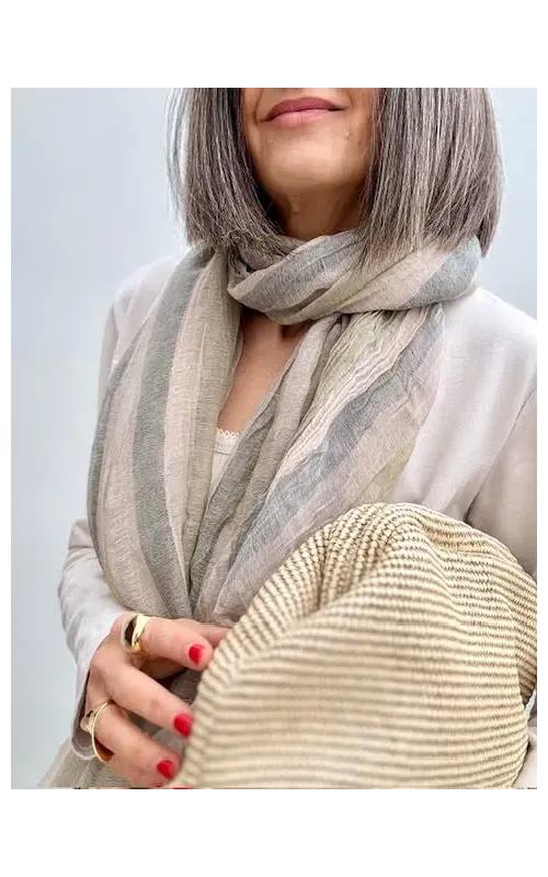 Clutch Rafia Taupe