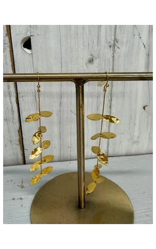 Pendientes  Acero Rayado 25