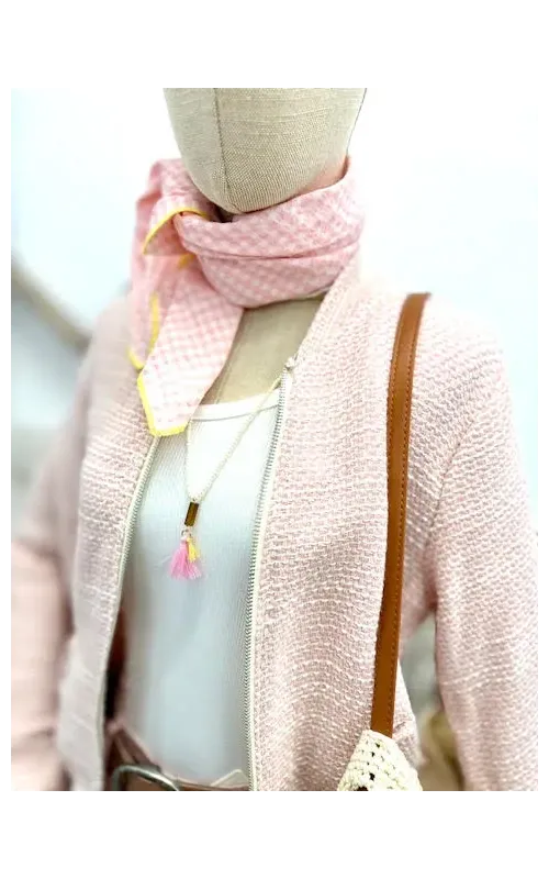 Pañuelo Vichy Rosa