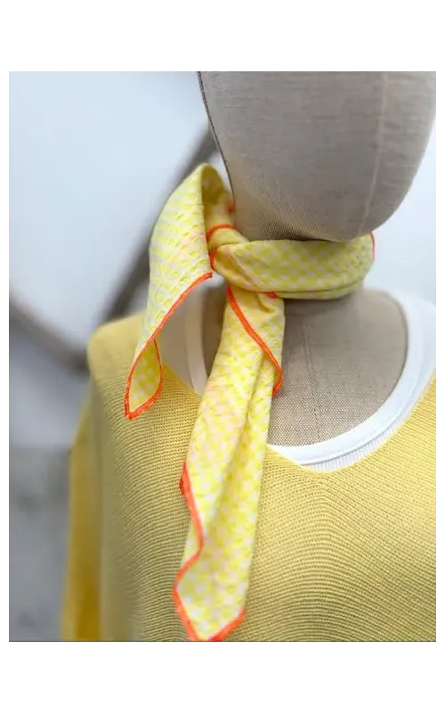 Pañuelo Vichy Amarillo