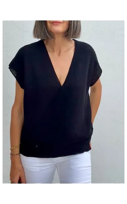 Jersey  Cruzado Negro