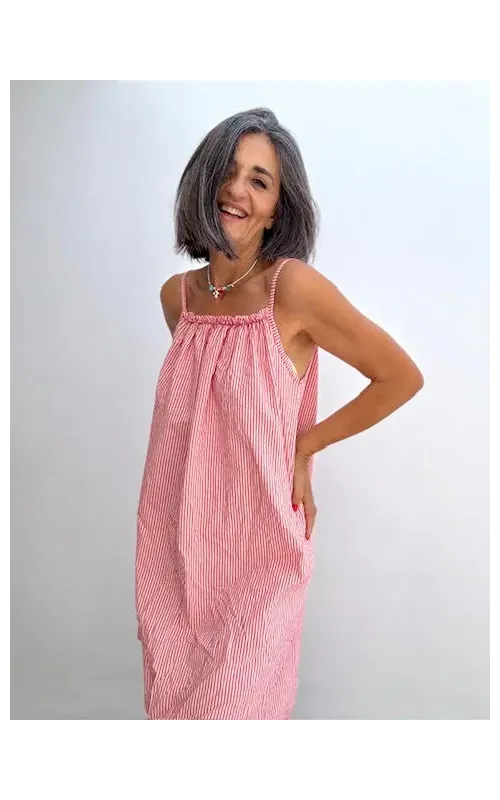 Vestido Clementina Rojo