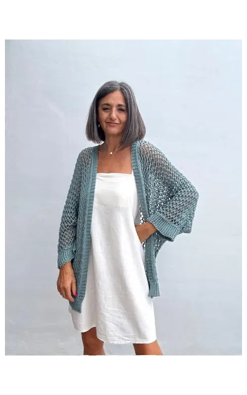 Chaqueta  Calada Verde Trama
