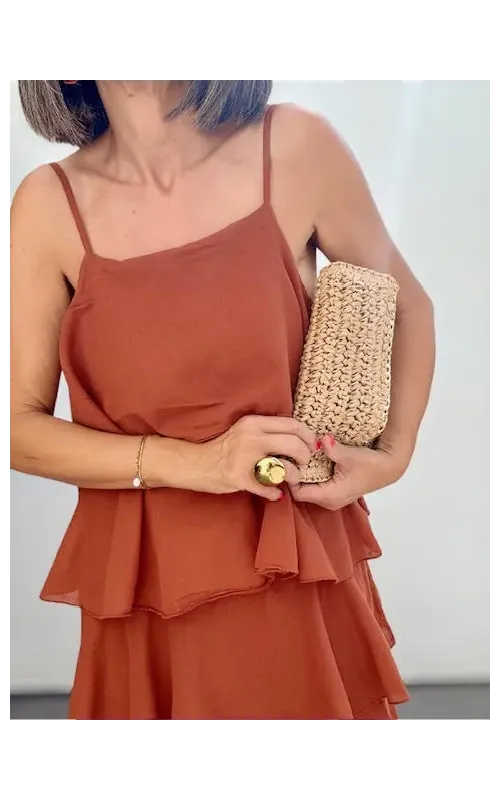 Vestido Volantes Caldera