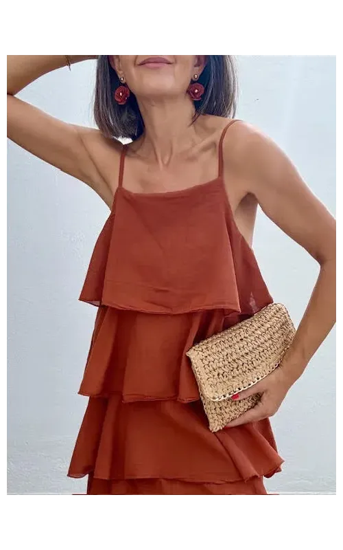 Vestido Volantes Caldera