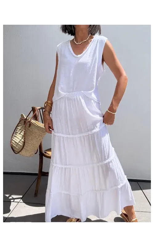 Falda Micaela Blanca