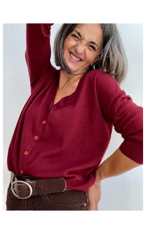 Chaqueta Laia  Invierno Burdeos