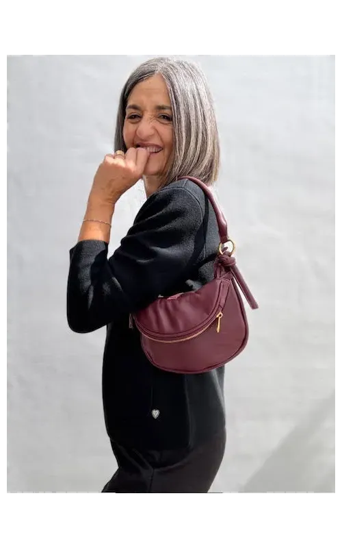 Bolso Mari Carmen Burdeos