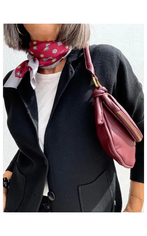 Bolso Mari Carmen Burdeos