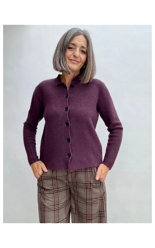Chaqueta Rebeca Berenjena