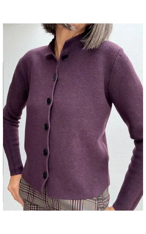 Chaqueta Rebeca Berenjena