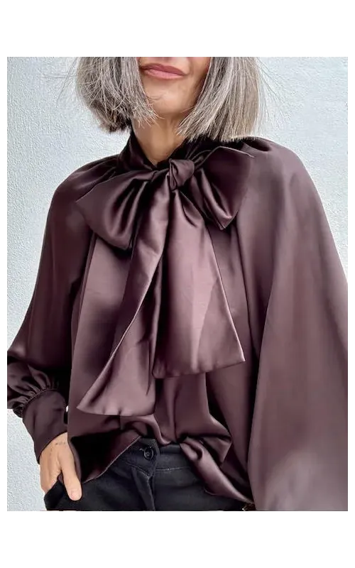 Blusa Satinada Lazada