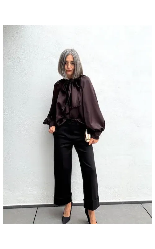 Blusa Satinada Lazada