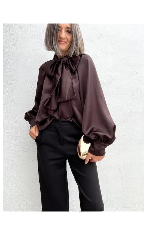 Blusa Satinada Lazada