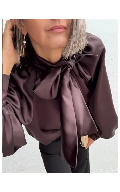 Blusa Satinada Lazada