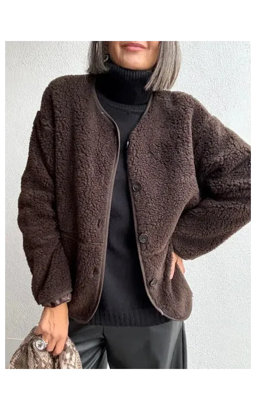 Chaqueta Borreguito Choco