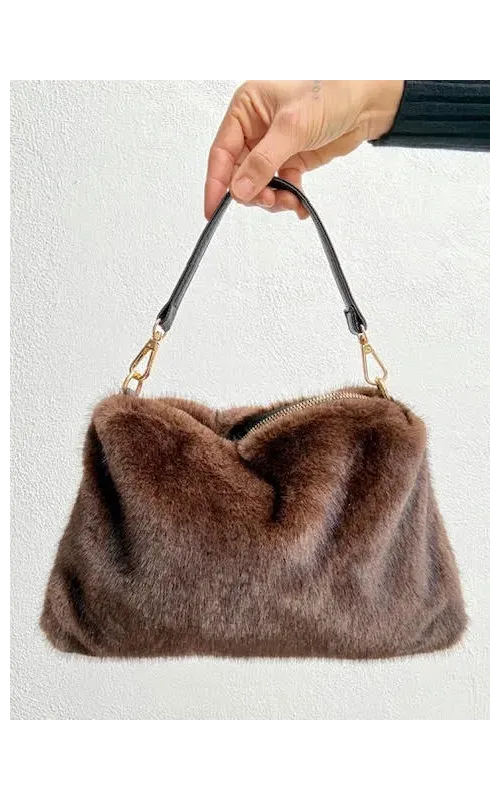 Bolso Pelo Marrón