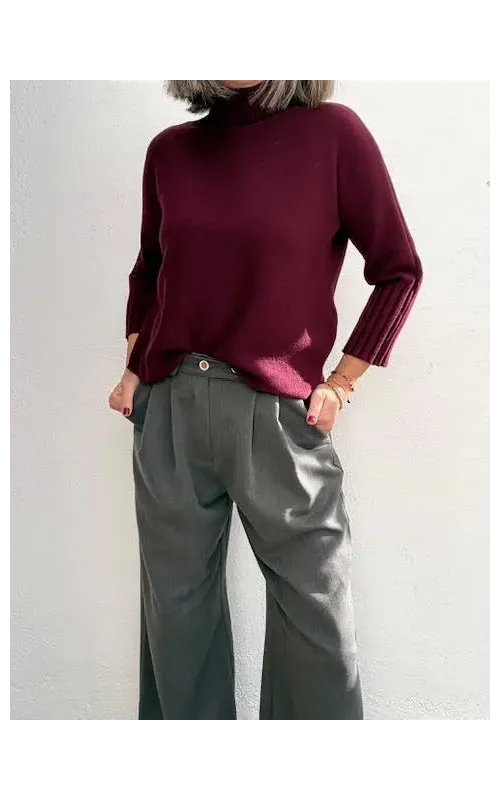 Pantalones Office Gris