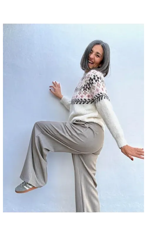 Pantalones Office Beige