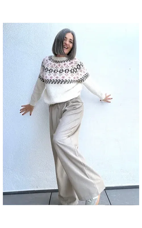 Pantalones Office Beige