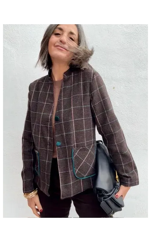 Americana Ribete Verde