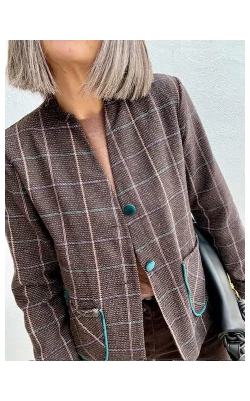 Americana Ribete Verde