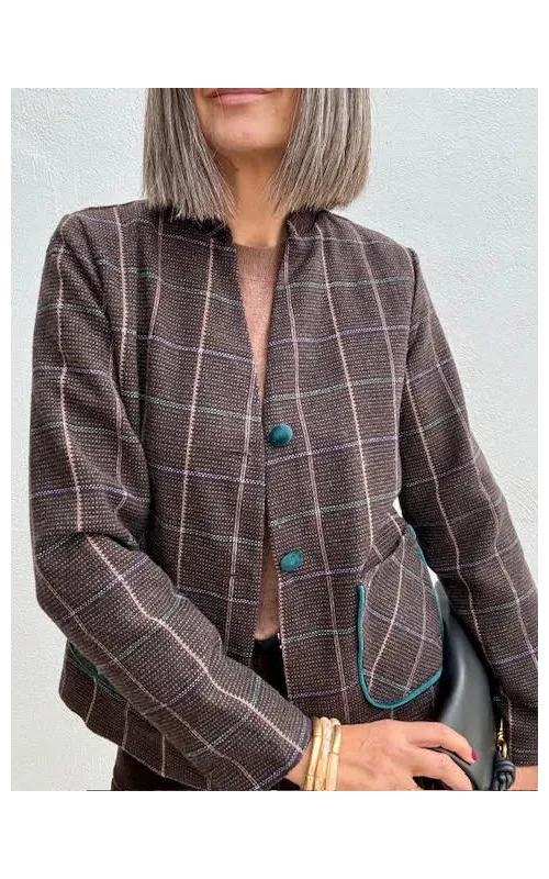 Americana Ribete Verde